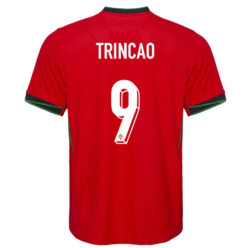 Danxen Dame Portugal Trincão #9 Rød Hjemmetrøye Drakt Trøye 24-26 Skjorter T-Skjorte