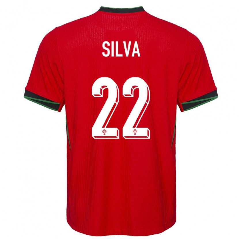 Danxen Dame Portugal Rui Silva #22 Rød Hjemmetrøye Drakt Trøye 24-26 Skjorter T-Skjorte