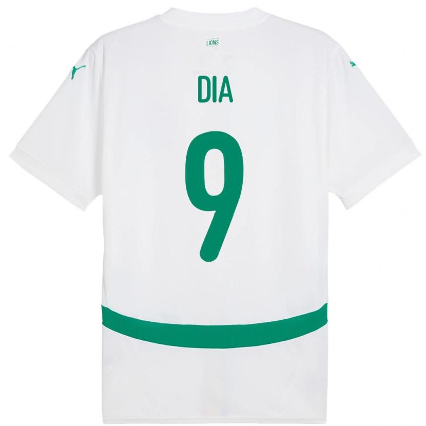 Danxen Dame Senegal Boulaye Dia #9 Hvit Hjemmetrøye Drakt Trøye 24-26 Skjorter T-Skjorte
