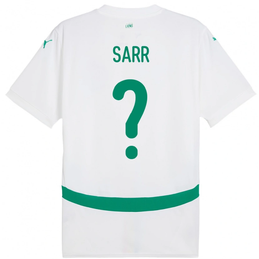 Danxen Dame Senegal Assane Sarr #0 Hvit Hjemmetrøye Drakt Trøye 24-26 Skjorter T-Skjorte