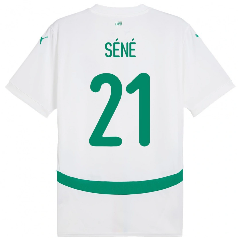 Danxen Dame Senegal Tening Sene #21 Hvit Hjemmetrøye Drakt Trøye 24-26 Skjorter T-Skjorte