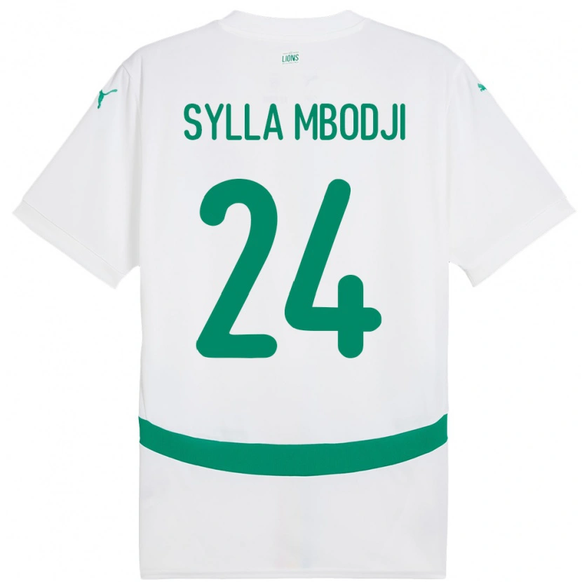 Danxen Dame Senegal Coumba Sylla Mbodji #24 Hvit Hjemmetrøye Drakt Trøye 24-26 Skjorter T-Skjorte