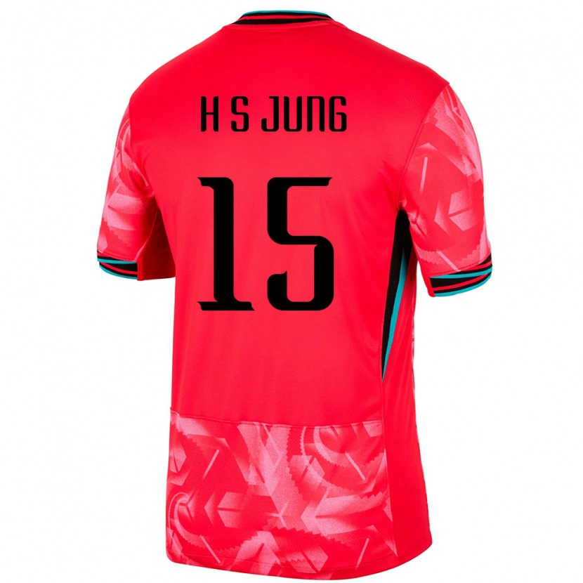 Danxen Dame Sør-Korea Seung-Hyun Jung #15 Rød Hjemmetrøye Drakt Trøye 24-26 Skjorter T-Skjorte