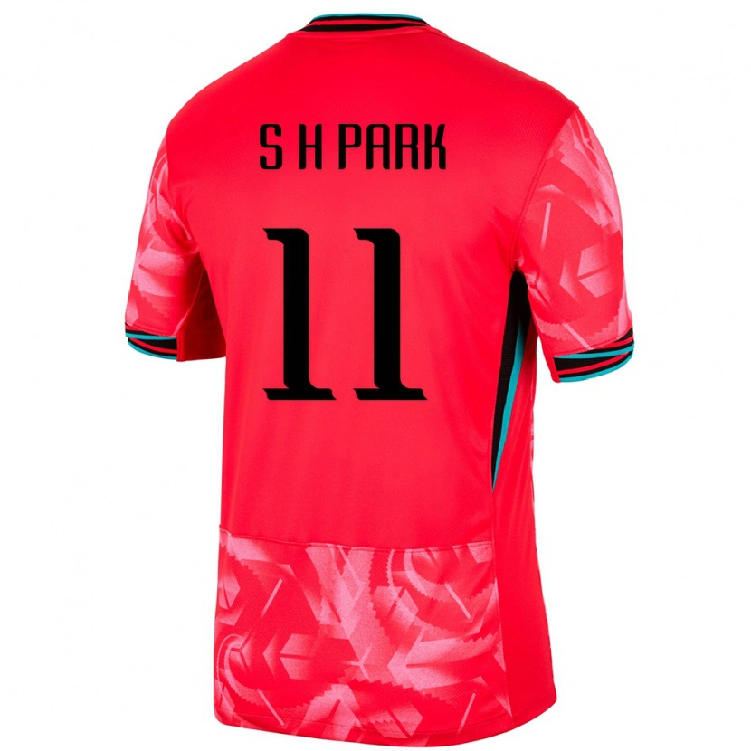 Danxen Dame Sør-Korea Si-Hoo Park #11 Rød Hjemmetrøye Drakt Trøye 24-26 Skjorter T-Skjorte