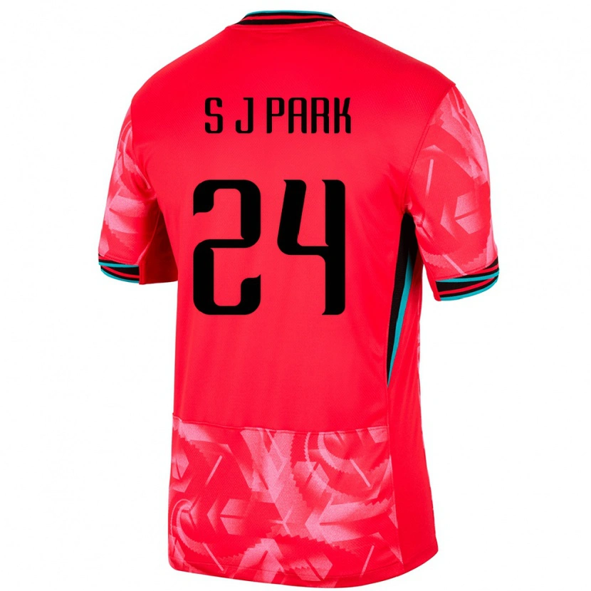 Danxen Dame Sør-Korea Jae-Seong Park #24 Rød Hjemmetrøye Drakt Trøye 24-26 Skjorter T-Skjorte