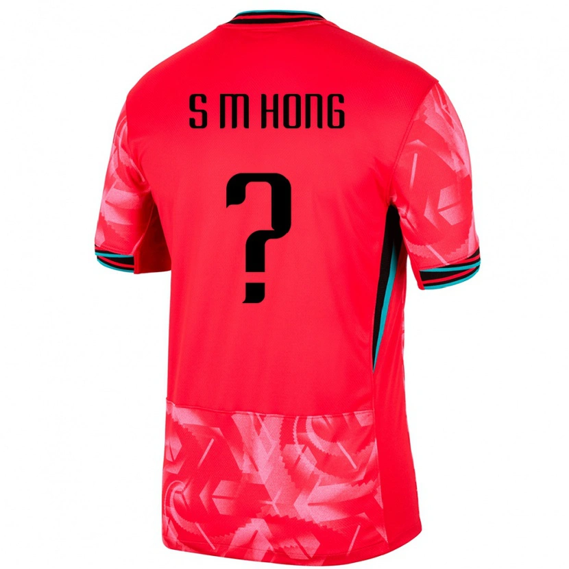 Danxen Dame Sør-Korea Hong Seong Min #0 Rød Hjemmetrøye Drakt Trøye 24-26 Skjorter T-Skjorte