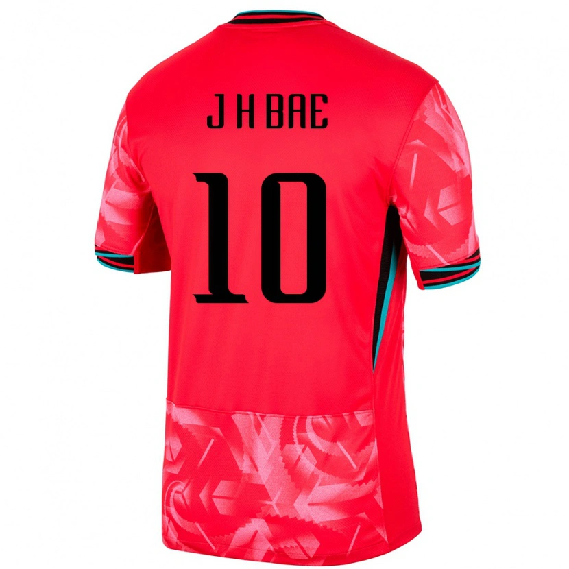 Danxen Dame Sør-Korea Bae Joon Ho #10 Rød Hjemmetrøye Drakt Trøye 24-26 Skjorter T-Skjorte