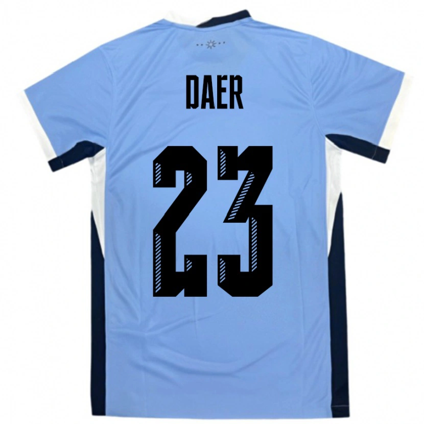 Danxen Dame Uruguay Zulma Daer #23 Hvit Svart Hjemmetrøye Drakt Trøye 24-26 Skjorter T-Skjorte