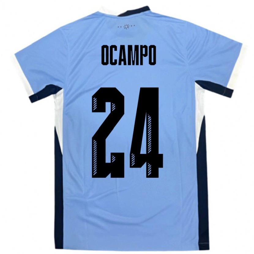 Danxen Dame Uruguay Brian Ocampo #24 Hvit Svart Hjemmetrøye Drakt Trøye 24-26 Skjorter T-Skjorte