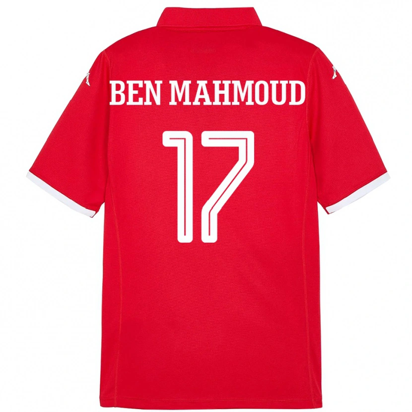 Danxen Dame Tunisia Yessine Ben Mahmoud #17 Rød Hjemmetrøye Drakt Trøye 24-26 Skjorter T-Skjorte