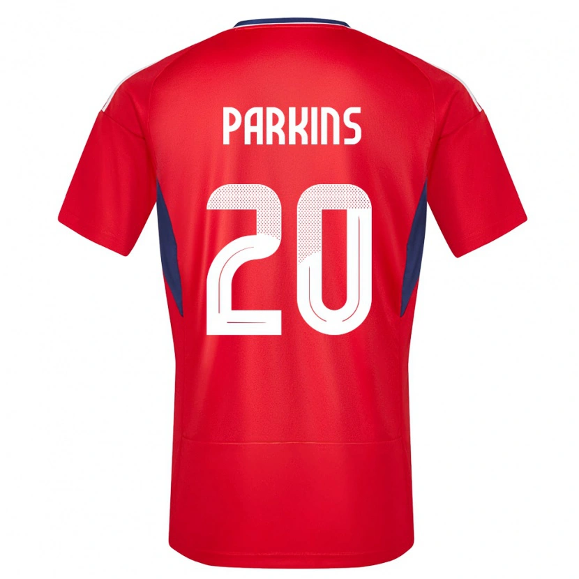Danxen Dame Costa Rica Rashir Parkins #20 Rød Hjemmetrøye Drakt Trøye 24-26 Skjorter T-Skjorte