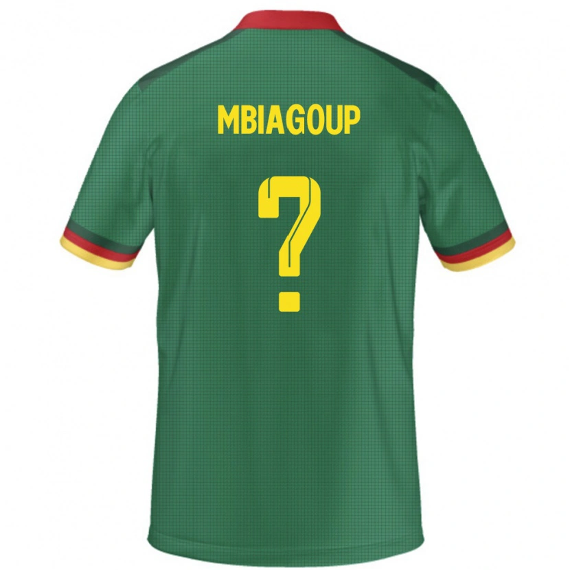 Danxen Dame Kamerun Xavier Mbiagoup #0 Grønn Hjemmetrøye Drakt Trøye 24-26 Skjorter T-Skjorte