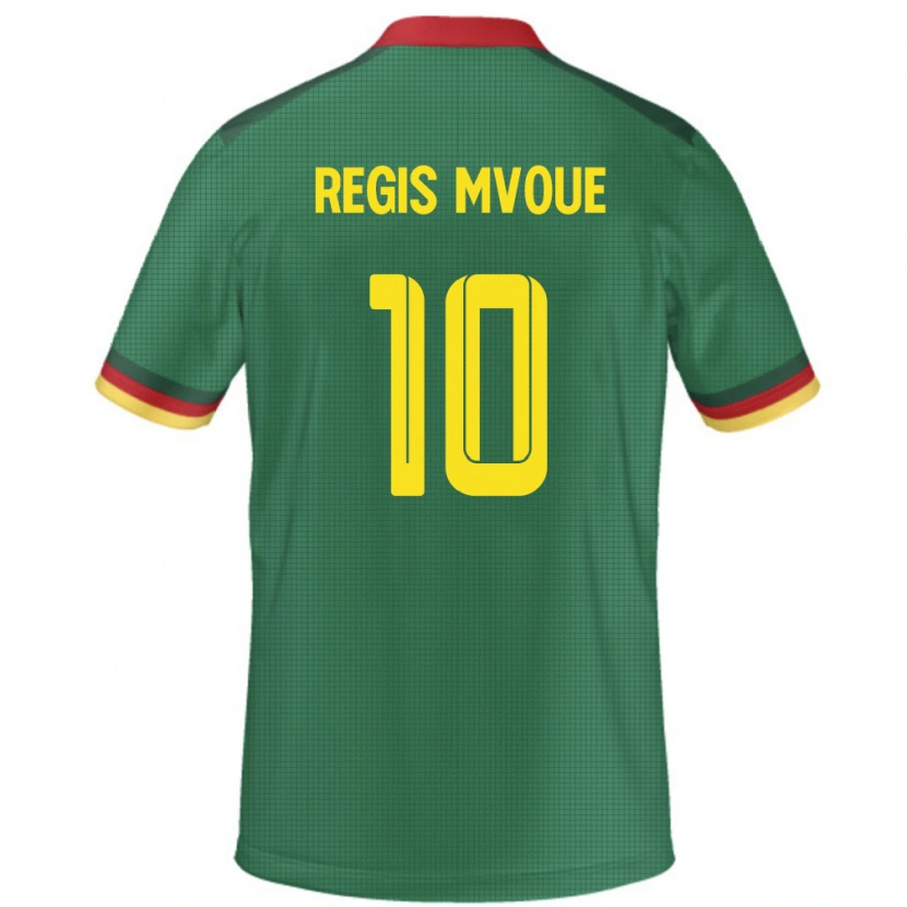 Danxen Dame Kamerun Steve Regis Mvoue #10 Grønn Hjemmetrøye Drakt Trøye 24-26 Skjorter T-Skjorte