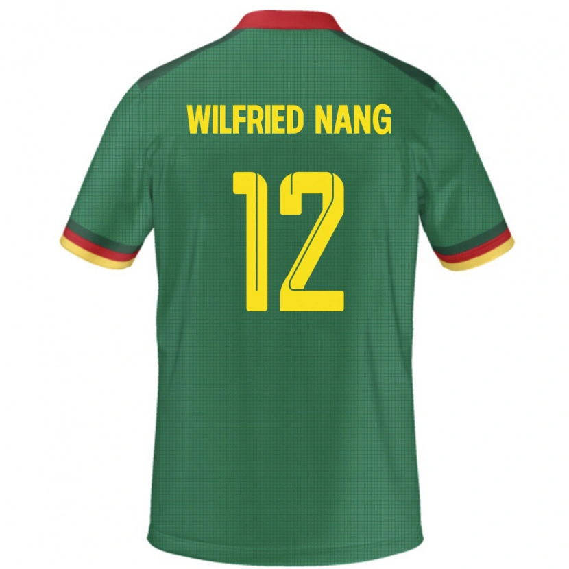 Danxen Dame Kamerun Toni Wilfried Nang #12 Grønn Hjemmetrøye Drakt Trøye 24-26 Skjorter T-Skjorte