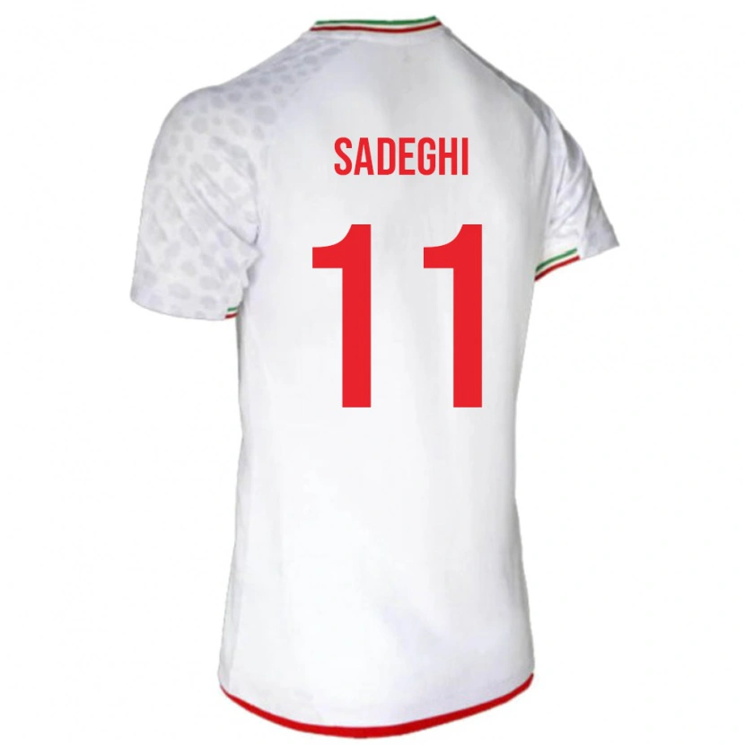 Danxen Dame Iran Mahan Sadeghi #11 Hvit Hjemmetrøye Drakt Trøye 24-26 Skjorter T-Skjorte