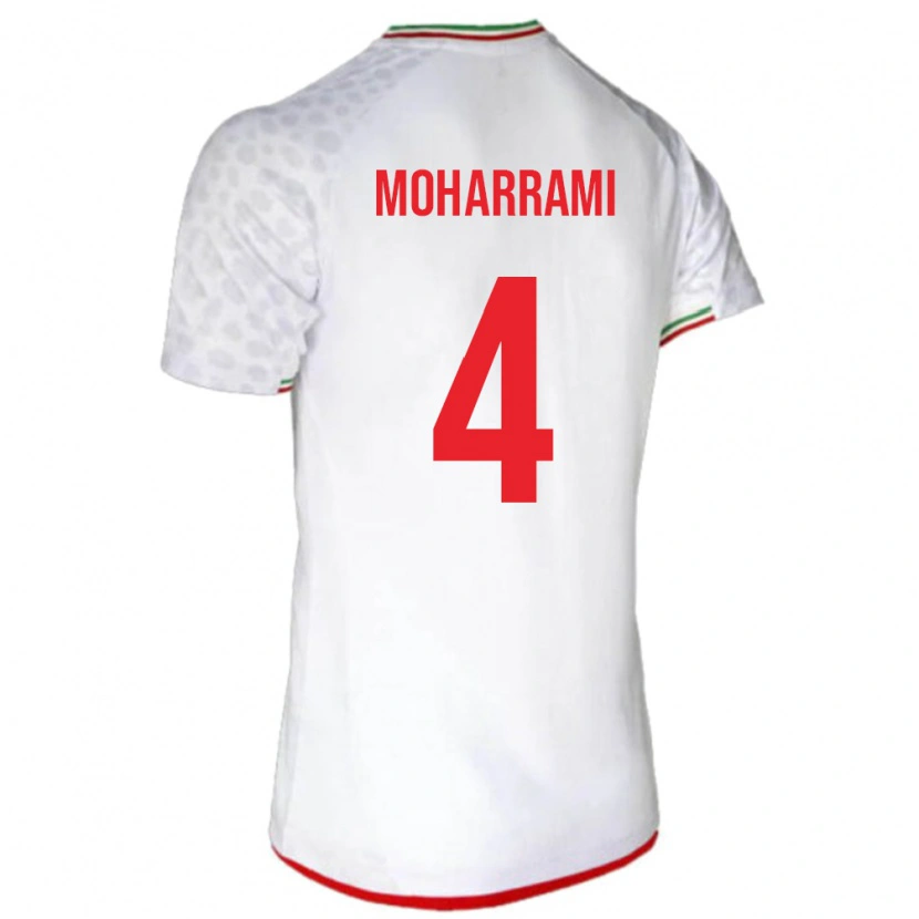 Danxen Dame Iran Mohammadreza Moharrami #4 Hvit Hjemmetrøye Drakt Trøye 24-26 Skjorter T-Skjorte
