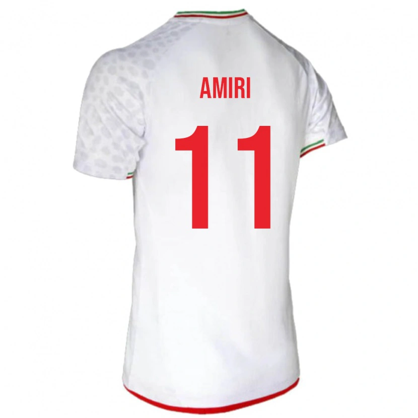 Danxen Dame Iran Vahid Amiri #11 Hvit Hjemmetrøye Drakt Trøye 24-26 Skjorter T-Skjorte