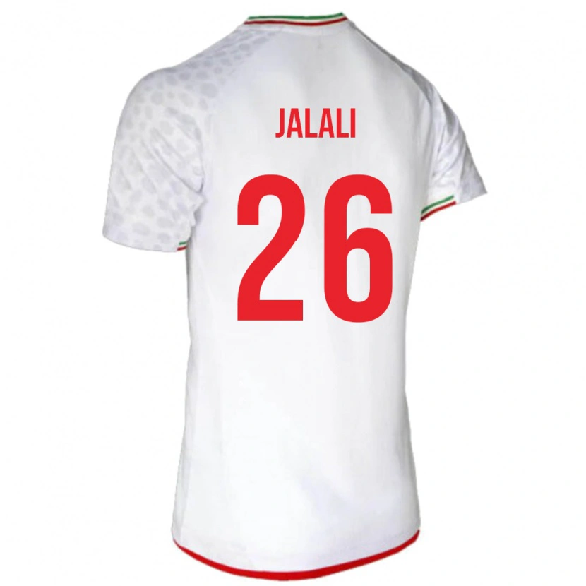 Danxen Dame Iran Abolfazl Jalali #26 Hvit Hjemmetrøye Drakt Trøye 24-26 Skjorter T-Skjorte