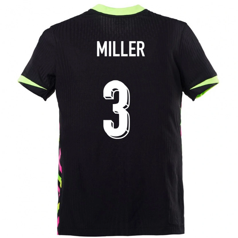 Danxen Dame Australia Lewis Miller #3 Mørkeblå Bortetrøye Drakt Trøye 24-26 Skjorter T-Skjorte