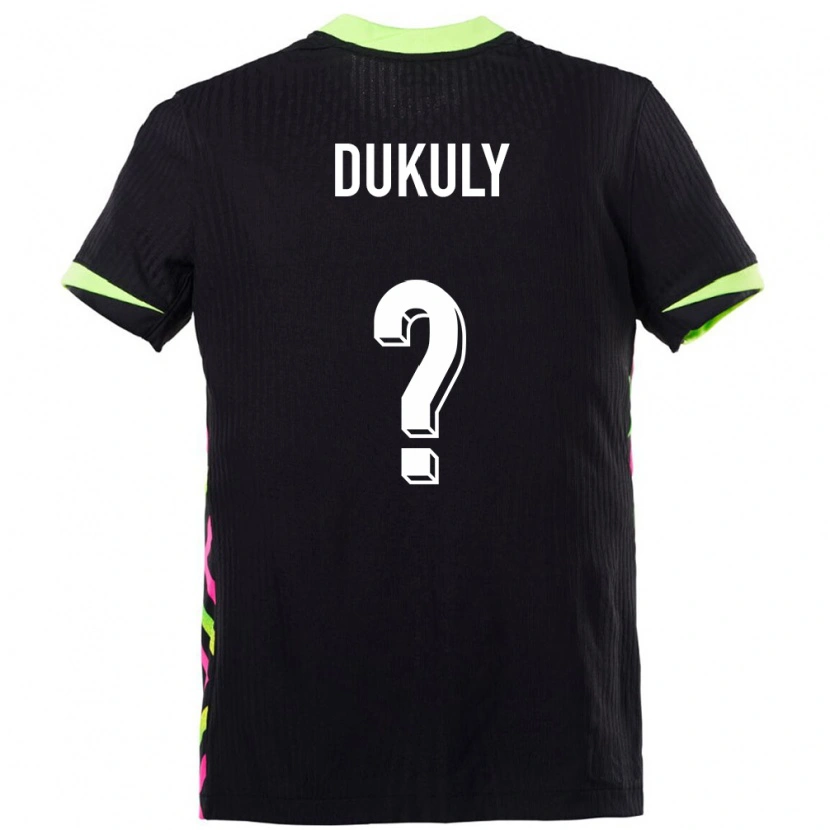 Danxen Dame Australia Yaya Dukuly #0 Mørkeblå Bortetrøye Drakt Trøye 24-26 Skjorter T-Skjorte