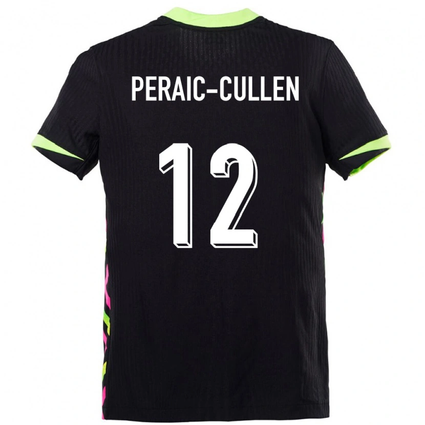 Danxen Dame Australia Dylan Peraić-Cullen #12 Mørkeblå Bortetrøye Drakt Trøye 24-26 Skjorter T-Skjorte