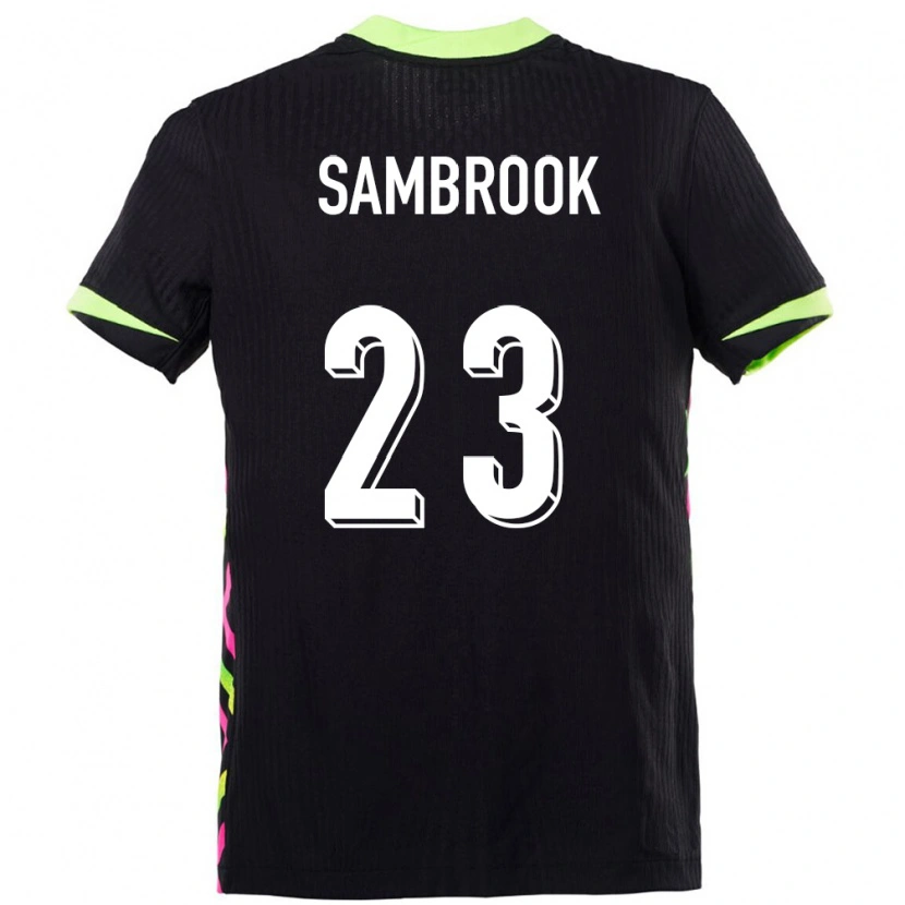 Danxen Dame Australia Logan Sambrook #23 Mørkeblå Bortetrøye Drakt Trøye 24-26 Skjorter T-Skjorte