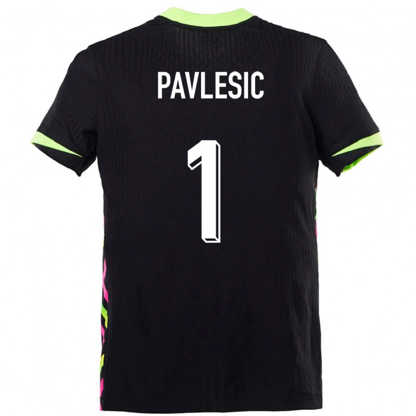 Danxen Dame Australia Adam Pavlesic #1 Mørkeblå Bortetrøye Drakt Trøye 24-26 Skjorter T-Skjorte