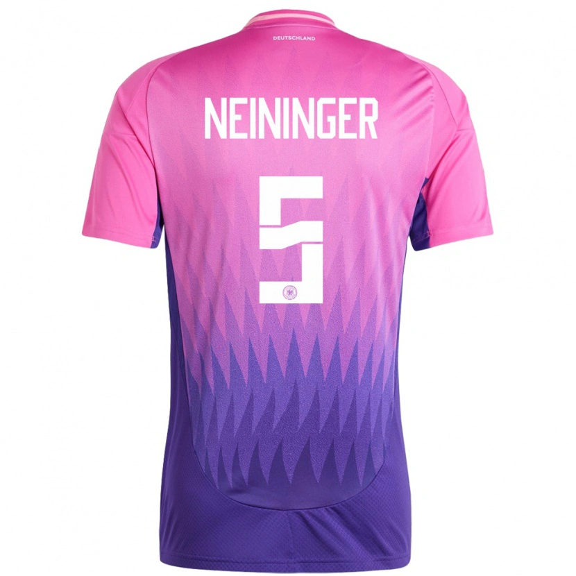 Danxen Dame Tyskland Till Neininger #5 Rosa Lilla Bortetrøye Drakt Trøye 24-26 Skjorter T-Skjorte
