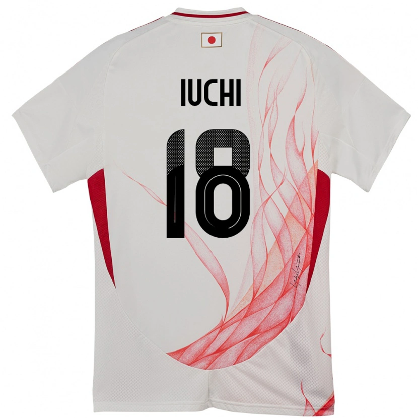 Danxen Dame Japan Yosuke Iuchi #18 Hvit Bortetrøye Drakt Trøye 24-26 Skjorter T-Skjorte