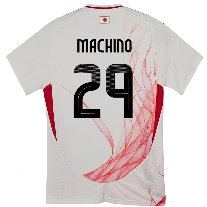 Danxen Dame Japan Shuto Machino #29 Hvit Bortetrøye Drakt Trøye 24-26 Skjorter T-Skjorte