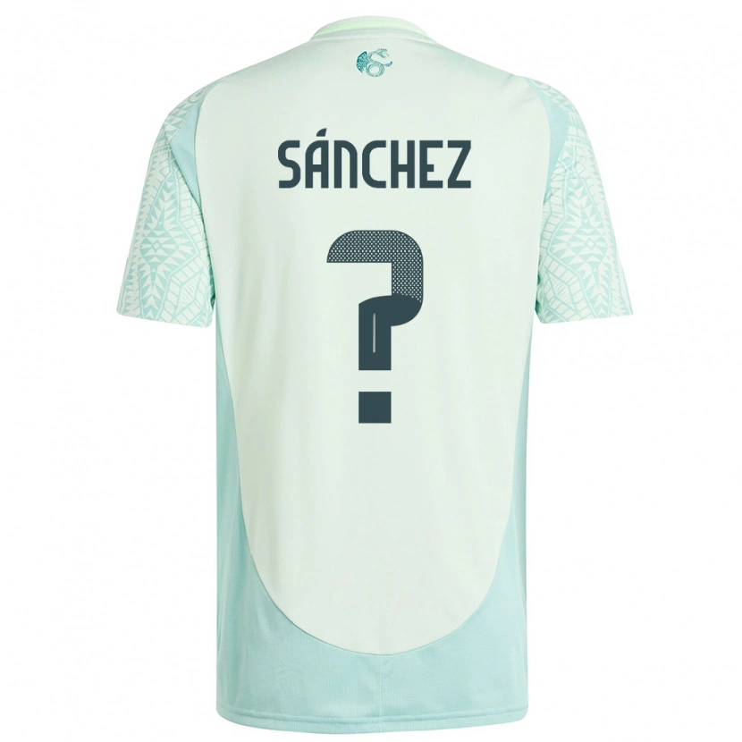 Danxen Dame Mexico Oswaldo Sánchez #0 Lin Grønn Bortetrøye Drakt Trøye 24-26 Skjorter T-Skjorte