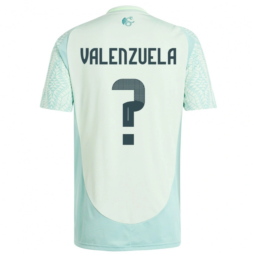 Danxen Dame Mexico Francisco Valenzuela #0 Lin Grønn Bortetrøye Drakt Trøye 24-26 Skjorter T-Skjorte