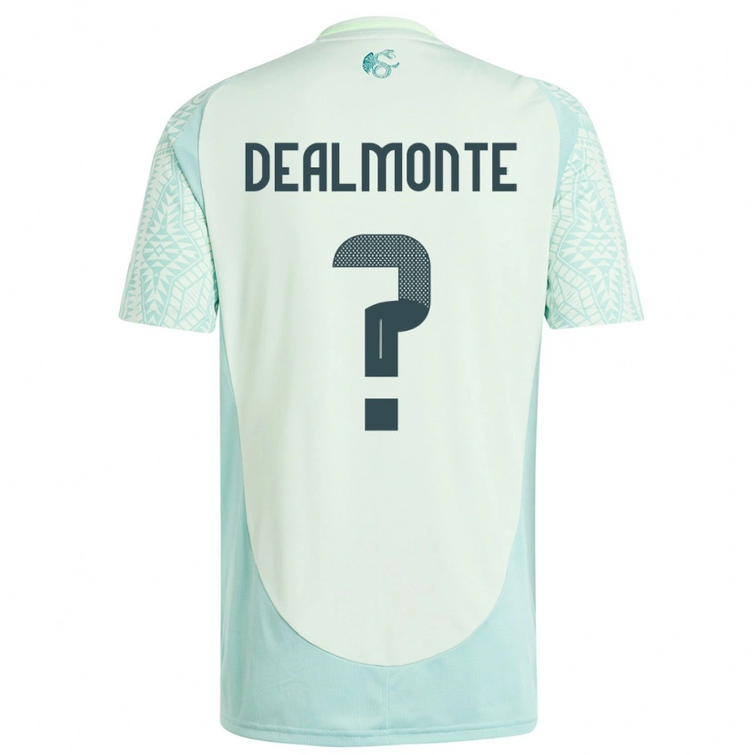 Danxen Dame Mexico Charly Dealmonte #0 Lin Grønn Bortetrøye Drakt Trøye 24-26 Skjorter T-Skjorte