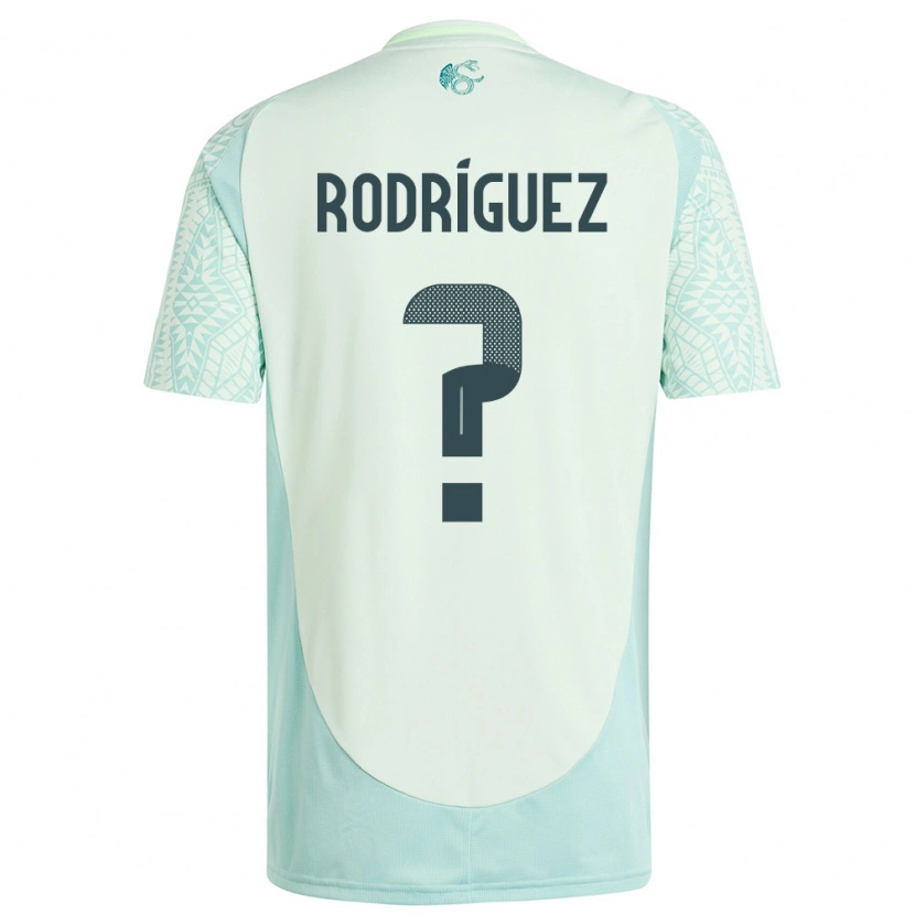 Danxen Dame Mexico Bryan Rodríguez #0 Lin Grønn Bortetrøye Drakt Trøye 24-26 Skjorter T-Skjorte