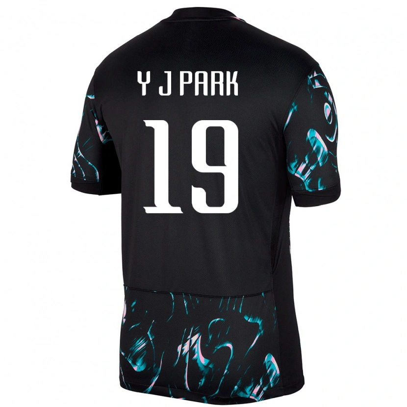 Danxen Dame Sør-Korea Ju-Yeong Park #19 Svart Bortetrøye Drakt Trøye 24-26 Skjorter T-Skjorte
