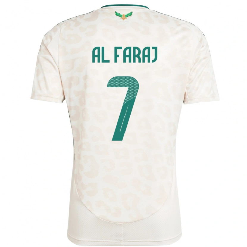 Danxen Dame Saudi-Arabia Salman Al-Faraj #7 Hvit Bortetrøye Drakt Trøye 24-26 Skjorter T-Skjorte