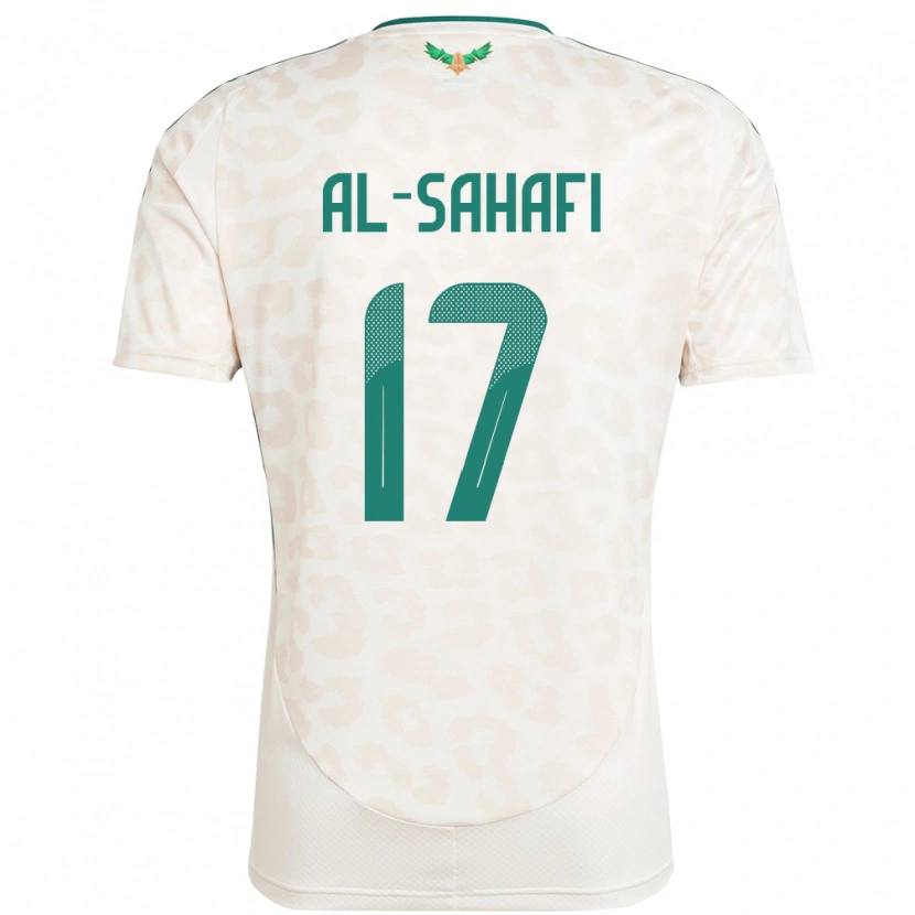 Danxen Dame Saudi-Arabia Marwan Al-Sahafi #17 Hvit Bortetrøye Drakt Trøye 24-26 Skjorter T-Skjorte