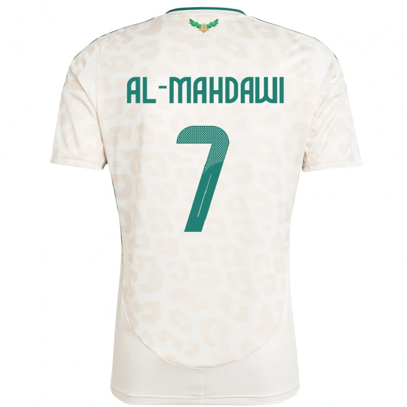 Danxen Dame Saudi-Arabia Ali Al-Mahdawi #7 Hvit Bortetrøye Drakt Trøye 24-26 Skjorter T-Skjorte