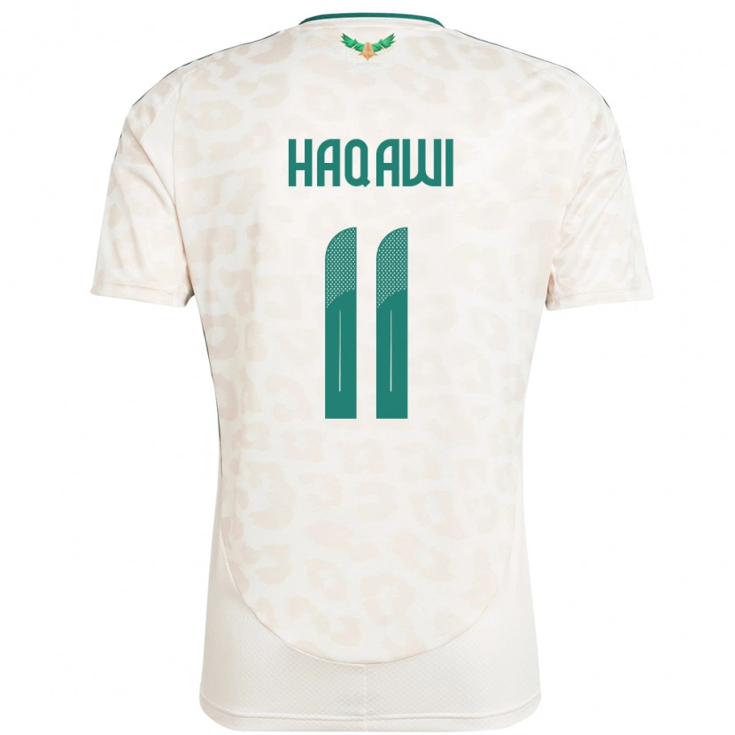 Danxen Dame Saudi-Arabia Saad Haqawi #11 Hvit Bortetrøye Drakt Trøye 24-26 Skjorter T-Skjorte