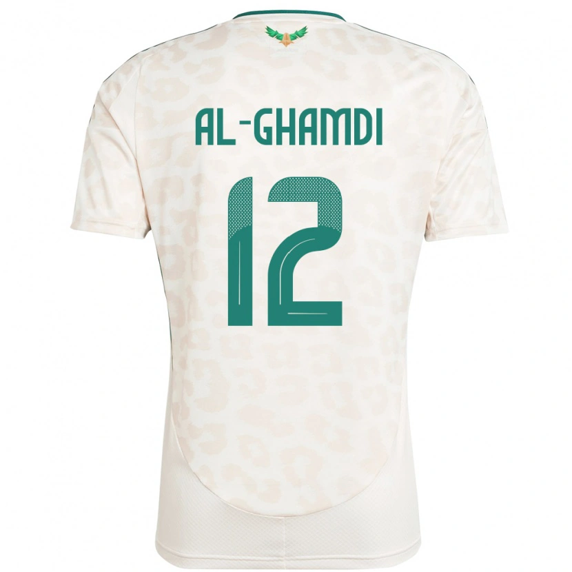 Danxen Dame Saudi-Arabia Rayan Al-Ghamdi #12 Hvit Bortetrøye Drakt Trøye 24-26 Skjorter T-Skjorte