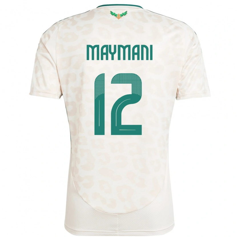 Danxen Dame Saudi-Arabia Ammar Maymani #12 Hvit Bortetrøye Drakt Trøye 24-26 Skjorter T-Skjorte