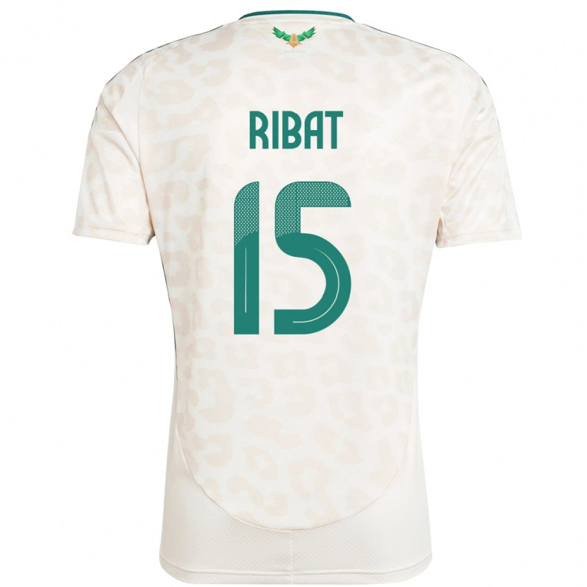 Danxen Dame Saudi-Arabia Abdulaziz Ribat #15 Hvit Bortetrøye Drakt Trøye 24-26 Skjorter T-Skjorte