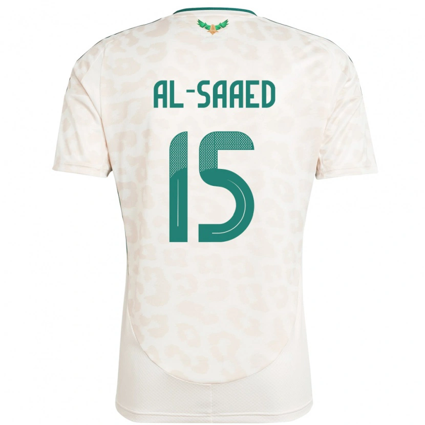 Danxen Dame Saudi-Arabia Turki Abdullah Al-Saaed #15 Hvit Bortetrøye Drakt Trøye 24-26 Skjorter T-Skjorte