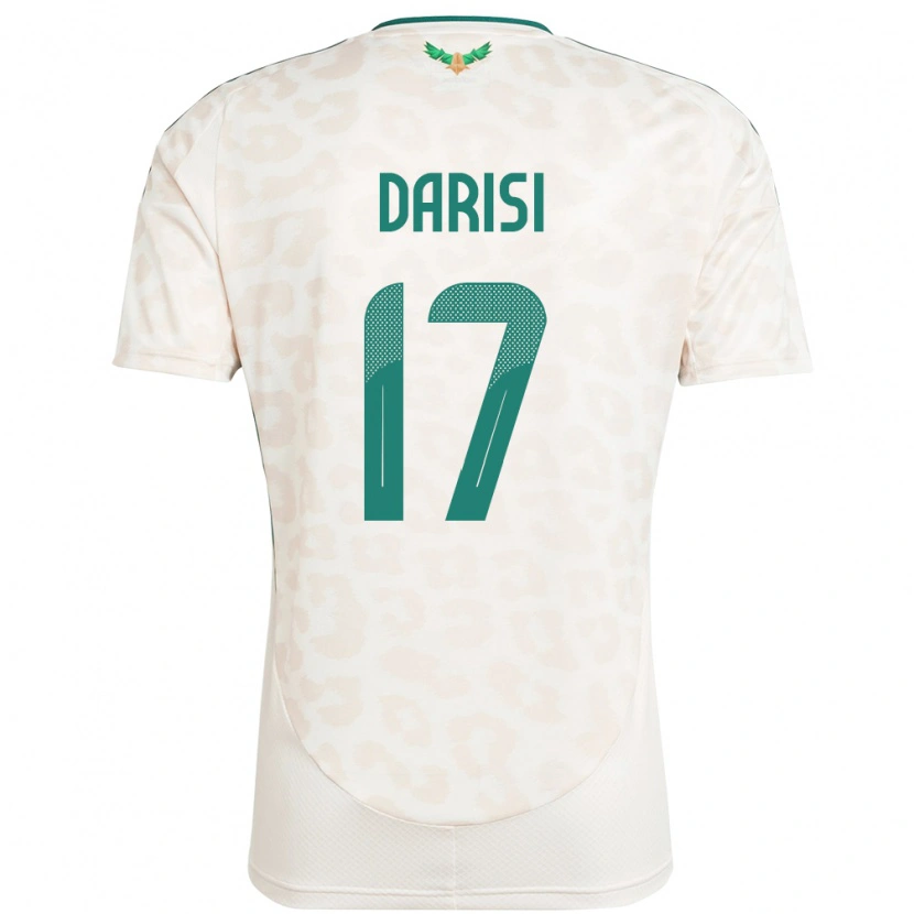 Danxen Dame Saudi-Arabia Abdulkarim Darisi #17 Hvit Bortetrøye Drakt Trøye 24-26 Skjorter T-Skjorte