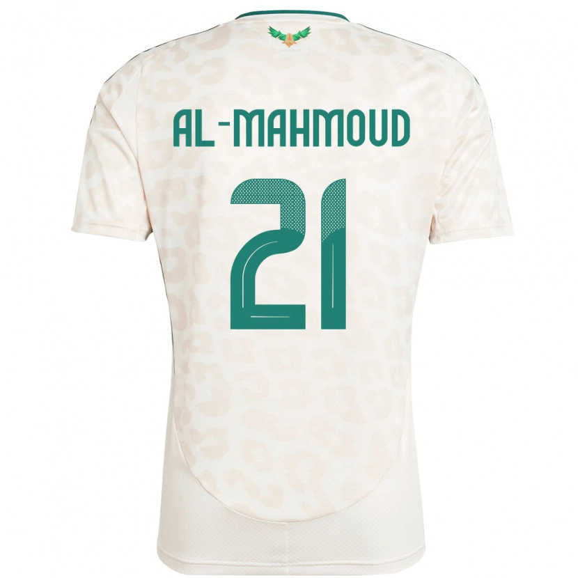 Danxen Dame Saudi-Arabia Mohammed Al-Mahmoud #21 Hvit Bortetrøye Drakt Trøye 24-26 Skjorter T-Skjorte