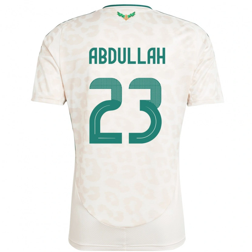 Danxen Dame Saudi-Arabia Nawaf Abdullah #23 Hvit Bortetrøye Drakt Trøye 24-26 Skjorter T-Skjorte