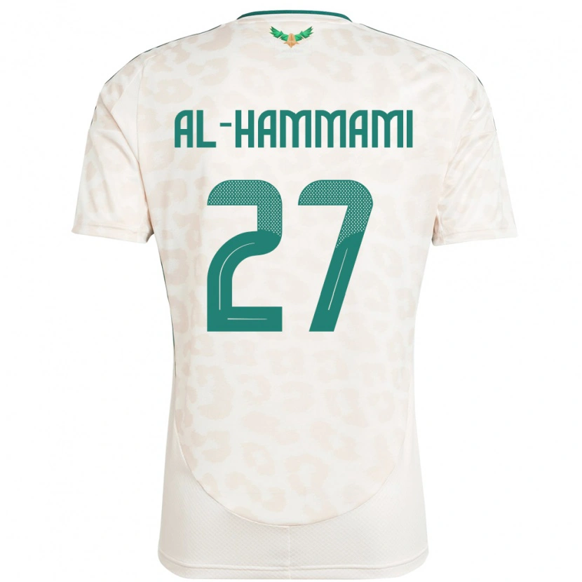 Danxen Dame Saudi-Arabia Hammam Al-Hammami #27 Hvit Bortetrøye Drakt Trøye 24-26 Skjorter T-Skjorte