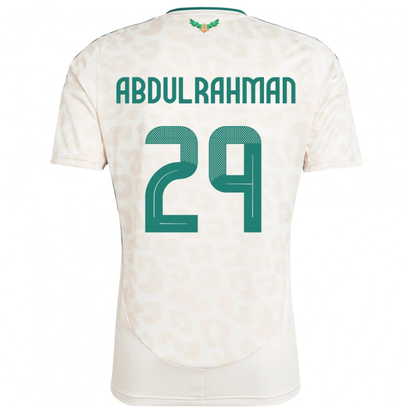 Danxen Dame Saudi-Arabia Mohammed Abdulrahman #29 Hvit Bortetrøye Drakt Trøye 24-26 Skjorter T-Skjorte
