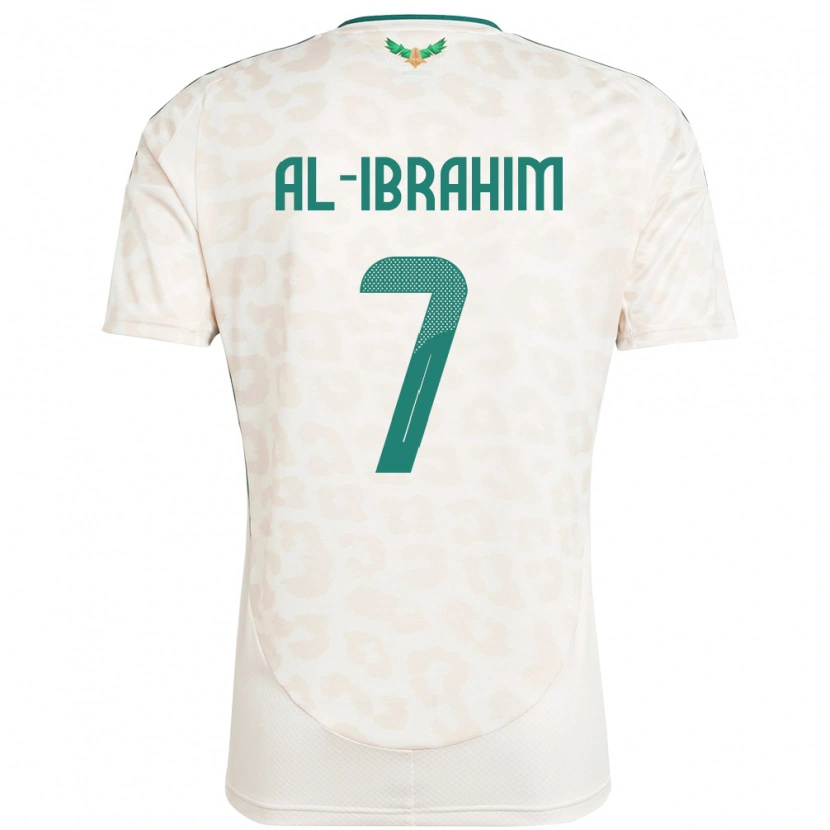 Danxen Dame Saudi-Arabia Noura Al Ibrahim #7 Hvit Bortetrøye Drakt Trøye 24-26 Skjorter T-Skjorte