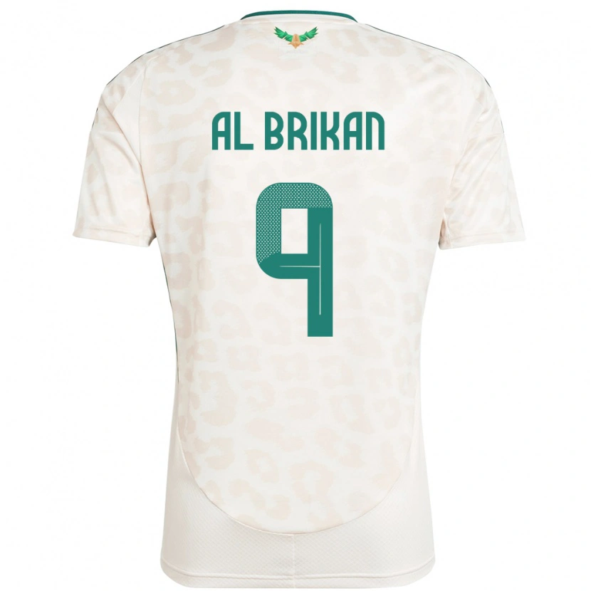Danxen Dame Saudi-Arabia Feras Al Brikan #9 Hvit Bortetrøye Drakt Trøye 24-26 Skjorter T-Skjorte